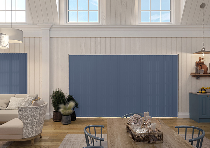 Trinity (Blackout), Prussian Blue - Vertical Blind - Image 9
